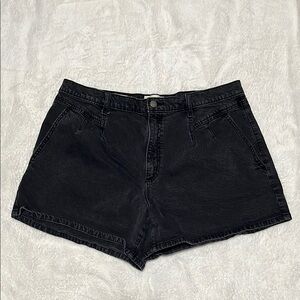 Black Denim Women's Shorts